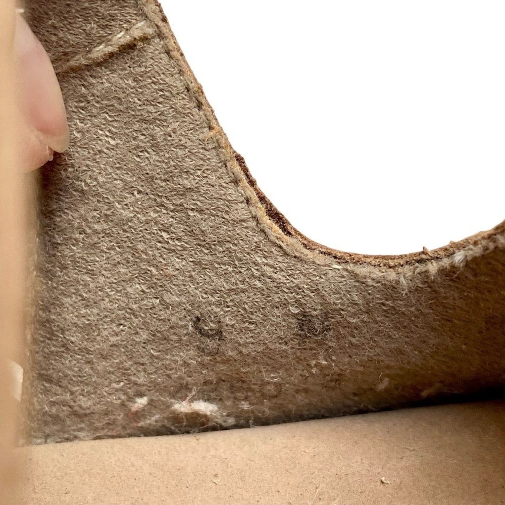 Munro American Sierra Tan Nubuck Leather Comfort Wedge Sandals Size 9 M - Picture 13 of 13